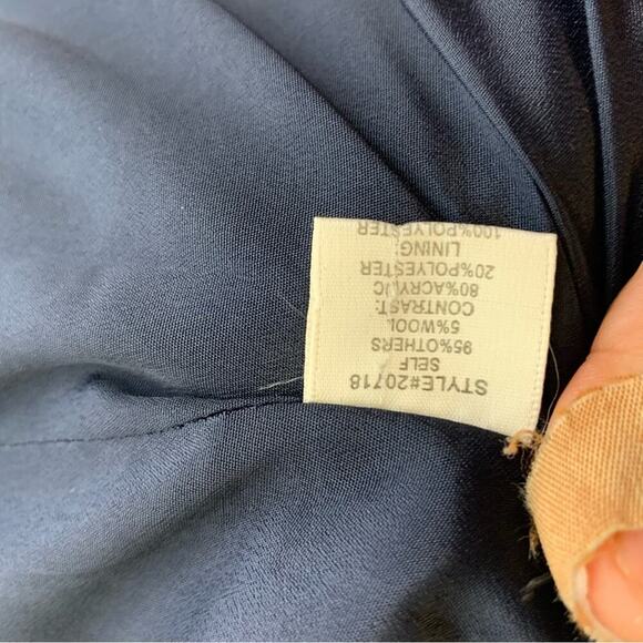 Anthropologie aztec faux fur bomber southwestern wool jacket medium‎ mob wife - Picture 5 of 5